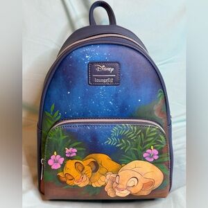Loungefly x Disney Lion King Simba & Nala Sleeping Backpack